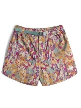 Topo Designs River Shorts Celestial Khaki Purple Blue Water Repellent